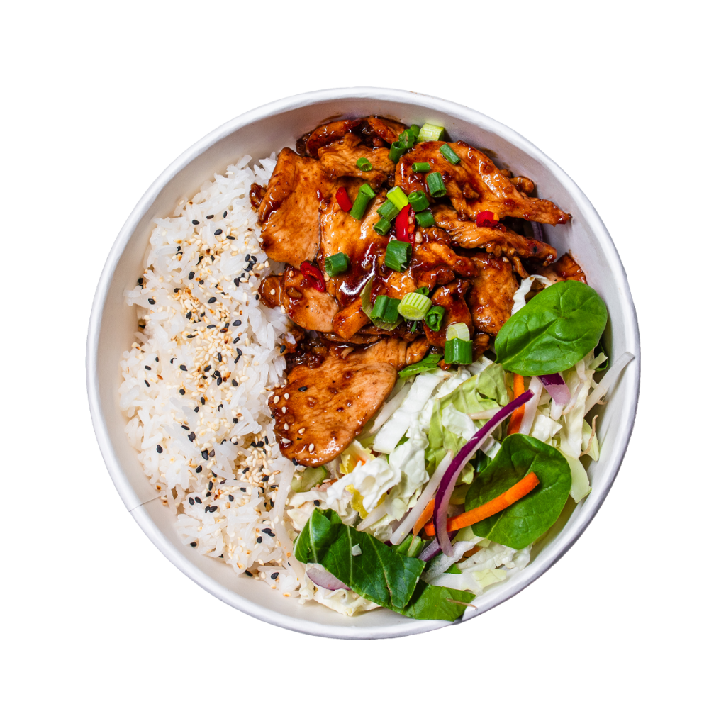 kurczak-w-czosnku Stir Fry w czosnku w Hulthai.