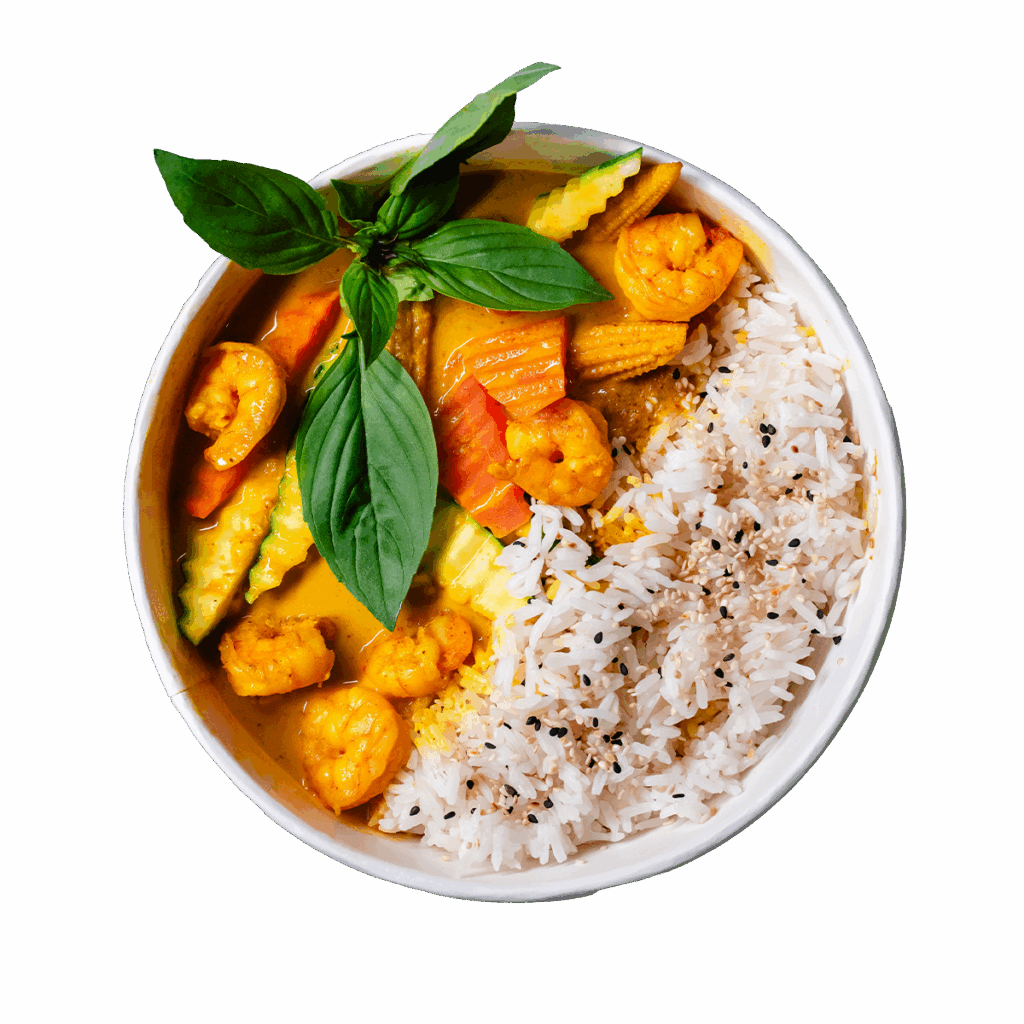Tajskie żółte curry.